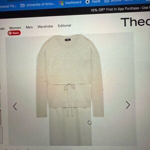 Theory Sweater Dress in Combo Twill MSRP $ 475. New without tag